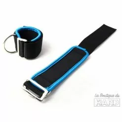 665 Attaches Néoprène Noir-Bleu