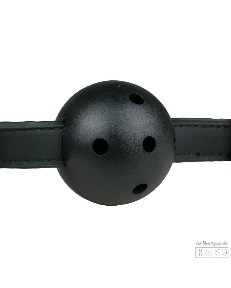 Easytoys Fetish Collection Baillon Avec Boule Noire Percée 6 Easytoys Fetish Collection Baillon Avec Boule Noire Percée – Image 4