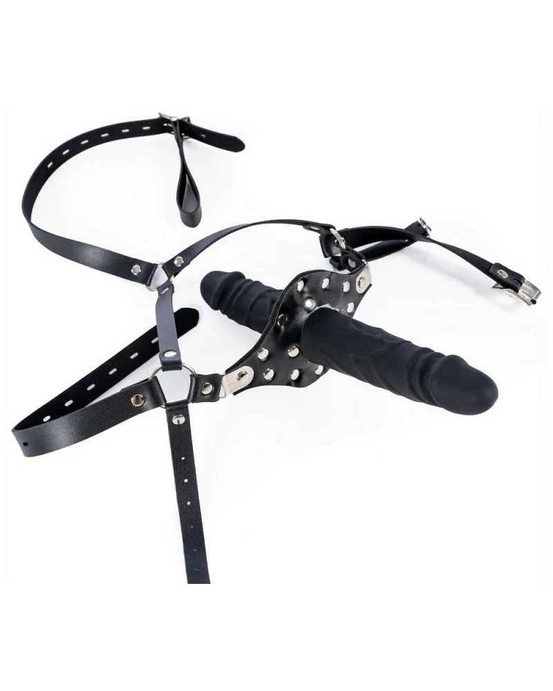 KINKgear Bâillon Avec Gode Strap Dick 12cm 6 KINKgear Bâillon Avec Gode Strap Dick 12cm – Image 4