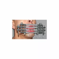 Stainless Steel Baillon Block Lips Métal 6 Stainless Steel Baillon Block Lips Métal -GODES EN SILICONE Soldes baillon block lips metal 1
