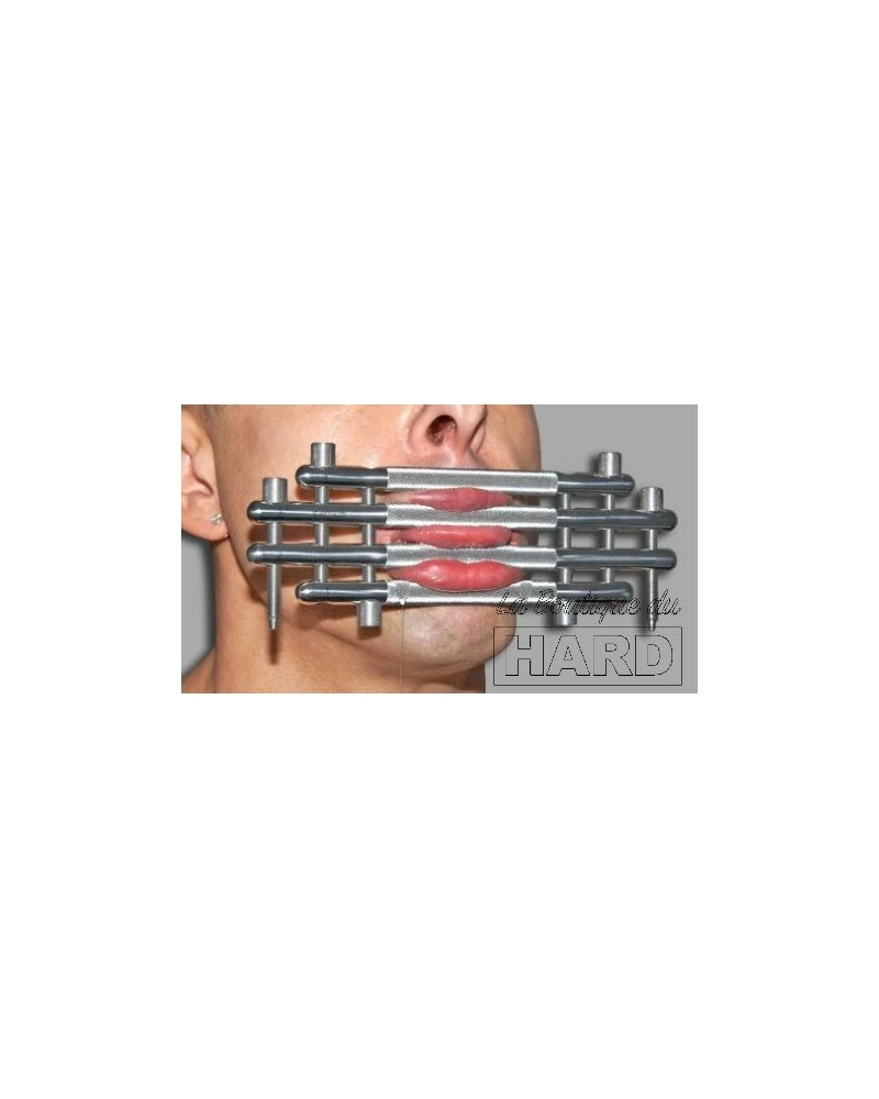 Stainless Steel Baillon Block Lips Métal 4 Stainless Steel Baillon Block Lips Métal – Image 2