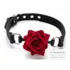Generique Baillon Boule Avec Rose Bud Gag Noir -GODES EN SILICONE Soldes baillon boule avec rose bud gag noir