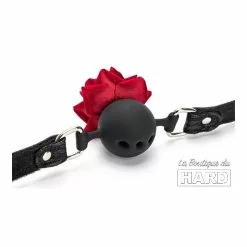 Generique Baillon Boule Avec Rose Bud Gag Rose -GODES EN SILICONE Soldes baillon boule avec rose bud gag rose 1