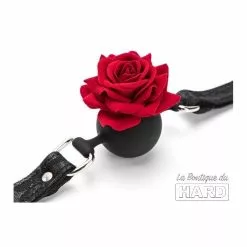 Generique Baillon Boule Avec Rose Bud Gag Rose -GODES EN SILICONE Soldes baillon boule avec rose bud gag rose 2