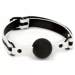 GLO IN THE DARK Bâillon Boule Fluorescent Glo - Boule Silicone 45mm -GODES EN SILICONE Soldes baillon boule fluorescent glo boule silicone 45mm 2