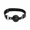 Ouch! Bâillon Boule Gag Strap Noir 1 Ouch! Bâillon Boule Gag Strap Noir -GODES EN SILICONE Soldes baillon boule gag strap noir