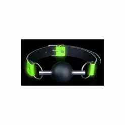Ouch! Glow Bâillon Boule Phosphorescent Glow 45mm 11 Ouch! Glow Bâillon Boule Phosphorescent Glow 45mm -GODES EN SILICONE Soldes baillon boule phosphorescent glow 45mm 2