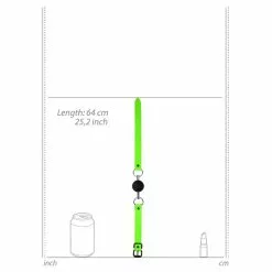 Ouch! Glow Bâillon Boule Phosphorescent Glow 45mm 13 Ouch! Glow Bâillon Boule Phosphorescent Glow 45mm -GODES EN SILICONE Soldes baillon boule phosphorescent glow 45mm 4