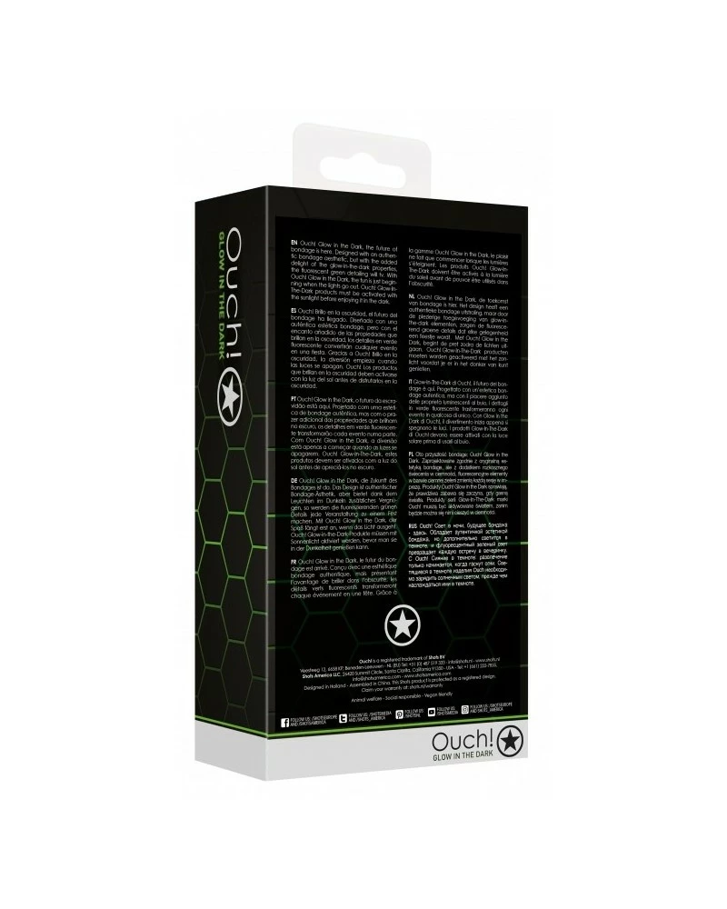 Ouch! Glow Bâillon Boule Phosphorescent Glow 45mm 8 Ouch! Glow Bâillon Boule Phosphorescent Glow 45mm – Image 6