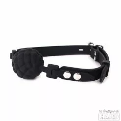 Kiotos Baillon Boule PineCone Silicone Noir -GODES EN SILICONE Soldes baillon boule pinecone silicone noir 2