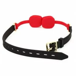 KINKgear Bâillon En Silicone Zen Open Noir-Rouge -GODES EN SILICONE Soldes baillon en silicone zen open noir rouge 2