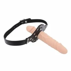 KINKgear Bâillon Pénis Double Cock M 13 X 3.3cm