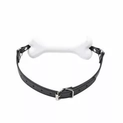 Kinky Puppy Baillon SM Os Blanc -GODES EN SILICONE Soldes baillon sm os blanc 8