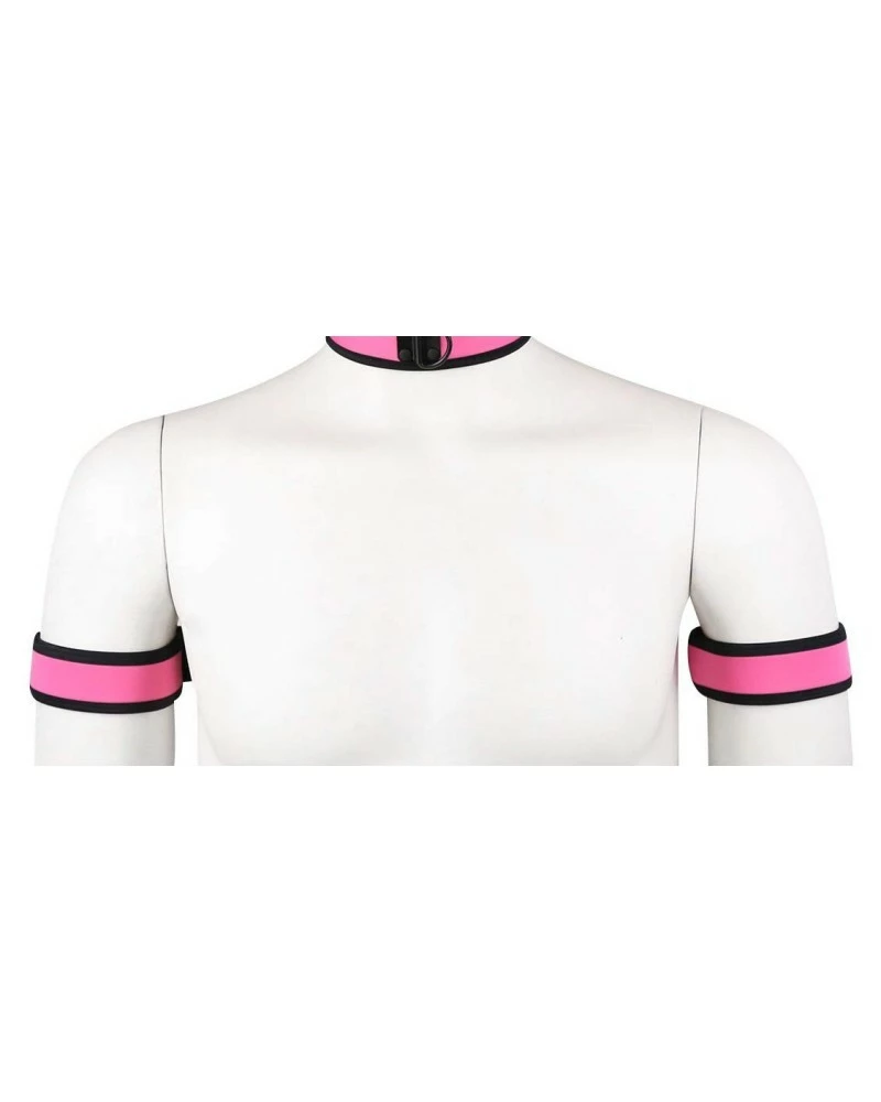 FUKR Brassards En Néoprène Rose 5 FUKR Brassards En Néoprène Rose – Image 3