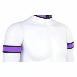 Kinky Puppy Brassards En Néoprène Violet