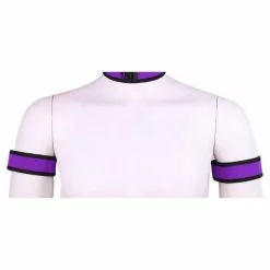 Kinky Puppy Brassards En Néoprène Violet -GODES EN SILICONE Soldes brassards en neoprene violet 3