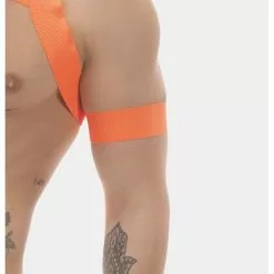 Barcode Berlin Brassards Leonsh Orange Neon Taille XL -GODES EN SILICONE Soldes brassards leonsh orange neon 4
