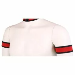 Kinky Puppy Brassards PUPPY Néoprène Rouge -GODES EN SILICONE Soldes brassards puppy neoprene rouge 2