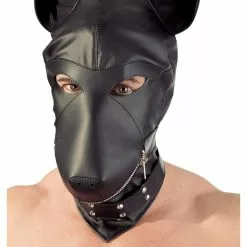 Fetish Collection Cagoule Dog Fetish Simili Noir