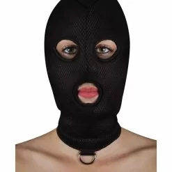 Ouch! Cagoule Extreme Mesh Balaclave With D-Ring