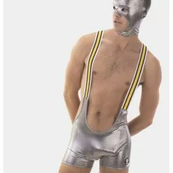 Barcode Berlin Cagoule Glossy Argentée -GODES EN SILICONE Soldes cagoule glossy argentee 3