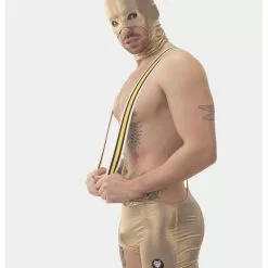 Barcode Berlin Cagoule Glossy Dorée -GODES EN SILICONE Soldes cagoule glossy doree 2