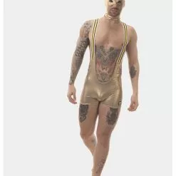 Barcode Berlin Cagoule Glossy Dorée -GODES EN SILICONE Soldes cagoule glossy doree 3