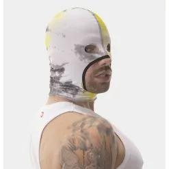 Barcode Berlin Cagoule Kiro Blanc-Noir-Jaune -GODES EN SILICONE Soldes cagoule kiro blanc noir jaune 3