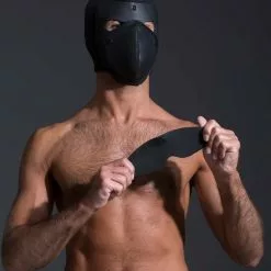 665 Cagoule Neo Bondage Neoprene Noire Taille S/M -GODES EN SILICONE Soldes cagoule neo bondage neoprene noire 2