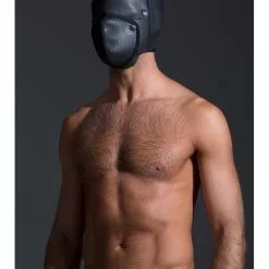 665 Cagoule Neo Bondage Neoprene Noire Taille S/M -GODES EN SILICONE Soldes cagoule neo bondage neoprene noire 3