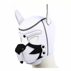 Kinky Puppy Cagoule PUPPY FOX Néoprène Noir-Blanc 10 Kinky Puppy Cagoule PUPPY FOX Néoprène Noir-Blanc -GODES EN SILICONE Soldes cagoule puppy fox neoprene noir blanc 3