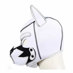 Kinky Puppy Cagoule PUPPY FOX Néoprène Noir-Blanc 11 Kinky Puppy Cagoule PUPPY FOX Néoprène Noir-Blanc -GODES EN SILICONE Soldes cagoule puppy fox neoprene noir blanc 4