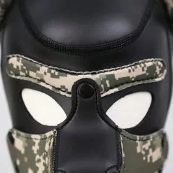 Kinky Puppy Cagoule PUPPY Néoprène Camouflage -GODES EN SILICONE Soldes cagoule puppy neoprene camouflage 11