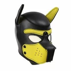 Kinky Puppy Cagoule PUPPY Néoprène Jaune