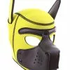 Kinky Puppy Cagoule PUPPY Néoprène Jaune-Noir -GODES EN SILICONE Soldes cagoule puppy neoprene jaune noir