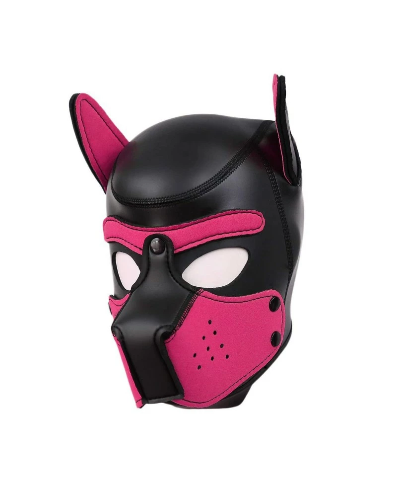 Kinky Puppy Cagoule PUPPY Néoprène Rose 4 Kinky Puppy Cagoule PUPPY Néoprène Rose â Image 2