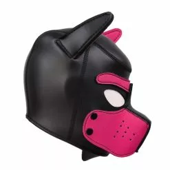 Kinky Puppy Cagoule PUPPY Néoprène Rose 10 Kinky Puppy Cagoule PUPPY Néoprène Rose -GODES EN SILICONE Soldes cagoule puppy neoprene rose 2