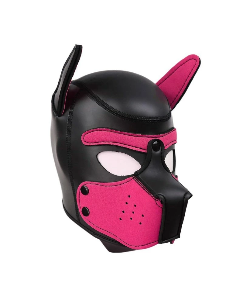 Kinky Puppy Cagoule PUPPY Néoprène Rose 3 Kinky Puppy Cagoule PUPPY Néoprène Rose