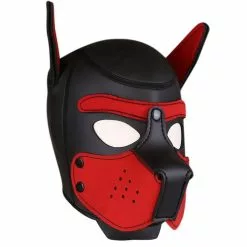 Kinky Puppy Cagoule PUPPY Néoprène Rouge