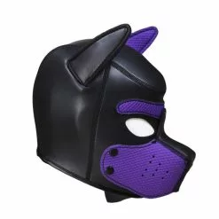 Kinky Puppy Cagoule PUPPY Néoprène Violet -GODES EN SILICONE Soldes cagoule puppy neoprene violet 3