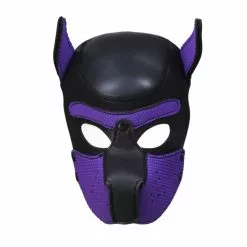 Kinky Puppy Cagoule PUPPY Néoprène Violet -GODES EN SILICONE Soldes cagoule puppy neoprene violet 4
