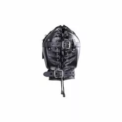 Generique Cagoule Sensory Masked Simili Noire -GODES EN SILICONE Soldes cagoule sensory masked simili noire 8