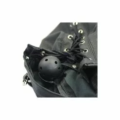 Generique Cagoule SM Avec Baillon Et Masque -GODES EN SILICONE Soldes cagoule sm avec baillon et masque 3