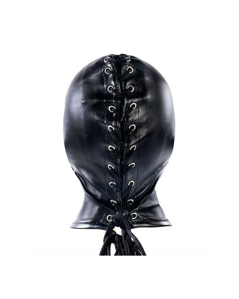 KINKgear Cagoule SM Avec Baillon Et Masque Subfull Noire Taille M/L 6 KINKgear Cagoule SM Avec Baillon Et Masque Subfull Noire Taille M/L – Image 4