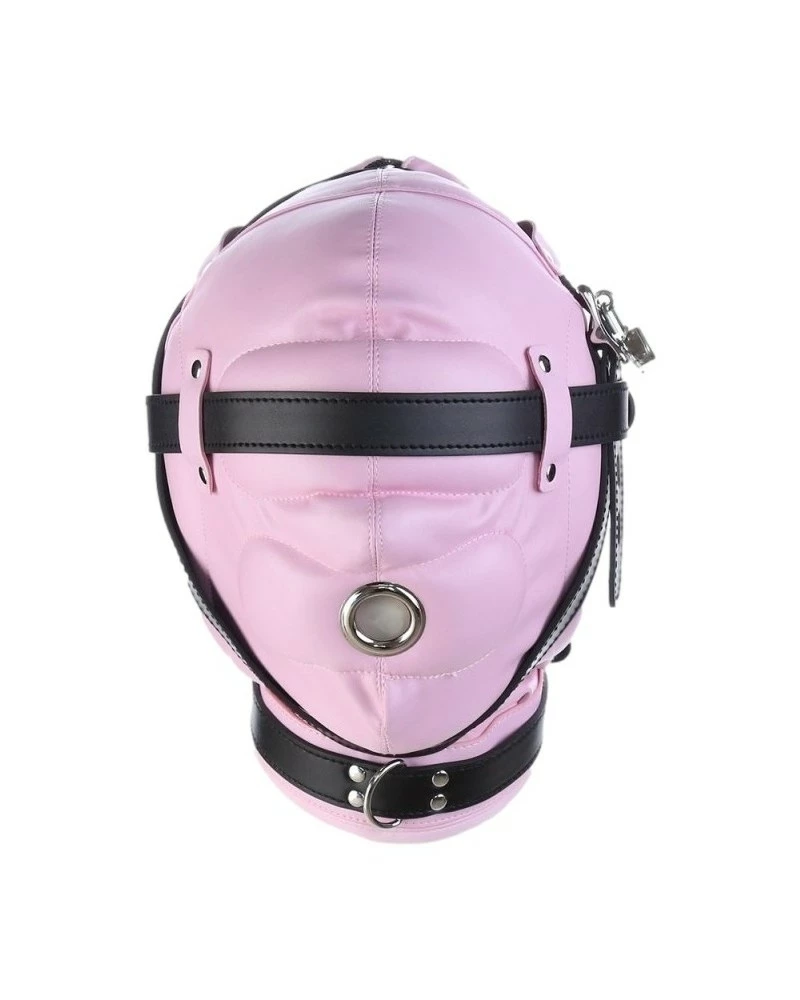 KINKgear Cagoule Sm No Sensor Rose-Noir 4 KINKgear Cagoule Sm No Sensor Rose-Noir – Image 2