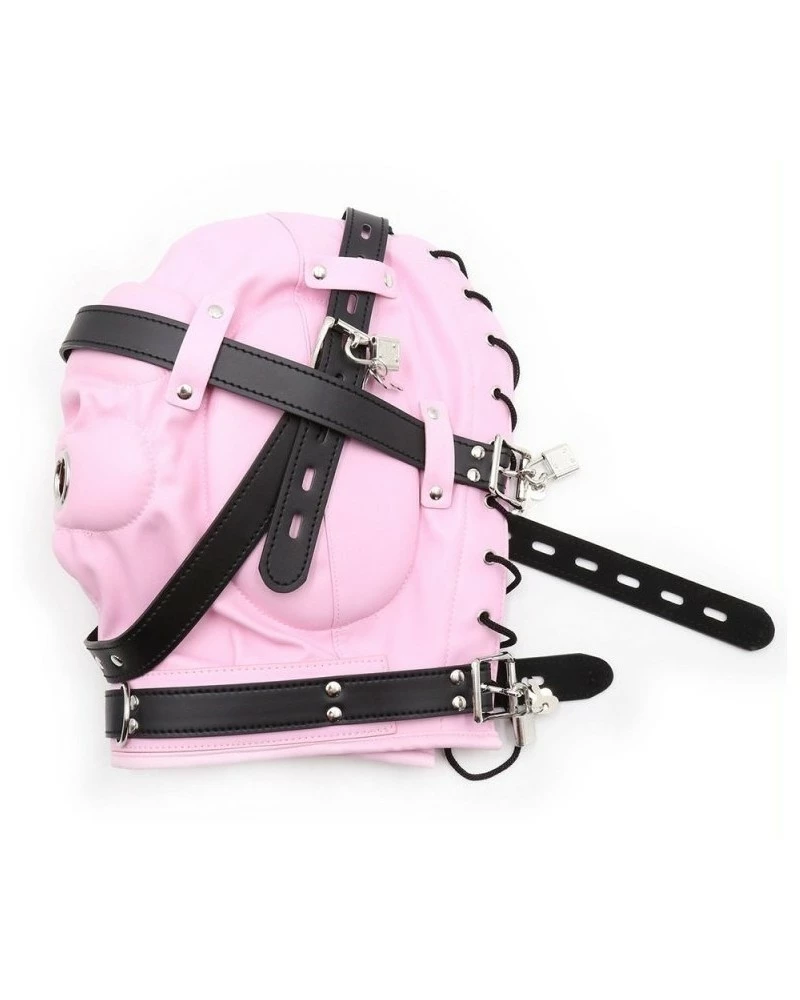 KINKgear Cagoule Sm No Sensor Rose-Noir 6 KINKgear Cagoule Sm No Sensor Rose-Noir – Image 4