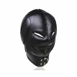 Generique Cagoule Thicker Ear Simili Noir