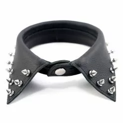 The Red COL DE CHEMISE CUIR AVEC POINTES