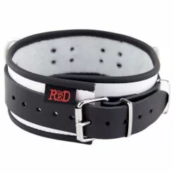 The Red Collier En Cuir 3 Anneaux D Blanc-Noir 11 The Red Collier En Cuir 3 Anneaux D Blanc-Noir -GODES EN SILICONE Soldes collier en cuir 3 anneaux d blanc noir 3