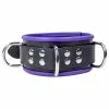 The Red Collier En Cuir 3 Anneaux D Noir-Violet 2 The Red Collier En Cuir 3 Anneaux D Noir-Violet -GODES EN SILICONE Soldes collier en cuir 3 anneaux d noir violet